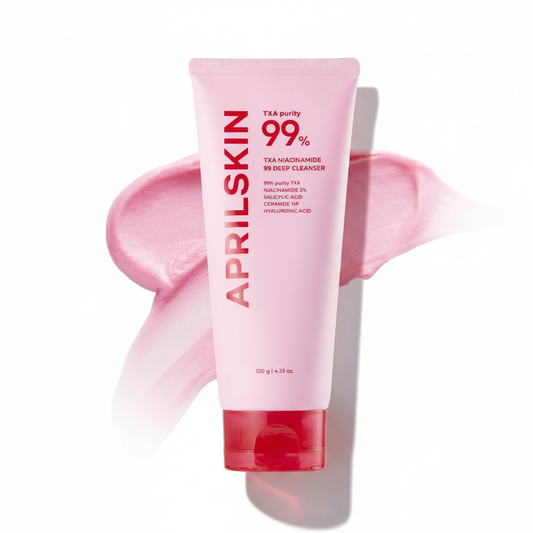 APRILSKIN TXA 나이아신아마이드 99 포어 케어 핑크 버블껌 딥 클렌저 (120g /4.23Oz)