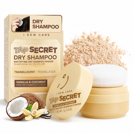 I DEW CARE Tap Secret Dry Shampoo Powder with Biotin & Korean Ginseng (0.24Oz)