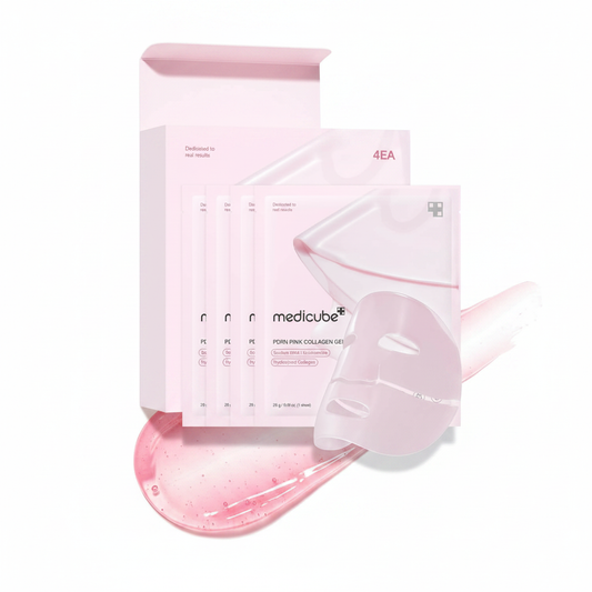 medicube 젤리 젤 마스크 연어 DNA PDRN 핑크 콜라겐, 28g x 4ea