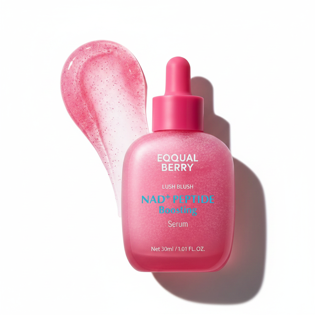 EQQUALBERRY NAD+ Peptide Boosting Smoothie Serum, 1.01oz, 30ml