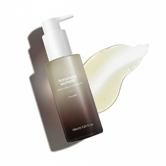 HARUHARU 원더 블랙 라이스 모이스처 클렌징 오일, 5.1 fl oz