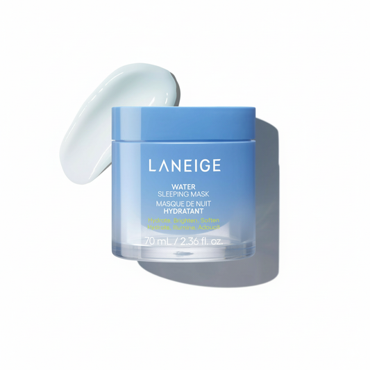 LANEIGE 워터 슬리핑 마스크: 스쿠알란 & 프로바이오틱 유래 복합체가 함유된 수분 공급 한국 오버나이트 마스크
