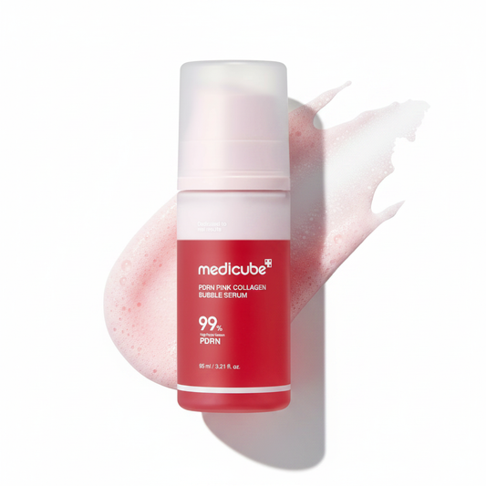 medicube PDRN 핑크 콜라겐 버블 세럼, 3.21 fl.oz