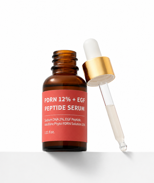 CELDYQUE 연어 DNA PDRN 120,000 ppm EGF 펩타이드 마이크로니들링 세럼, 1 Fl Oz
