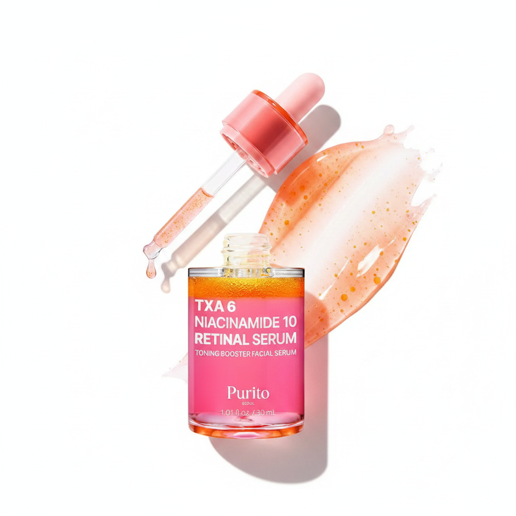 PURITO TXA 6% + Niacinamide 10% + Retinal Facial Serum, 30mL 1.01 fl.oz