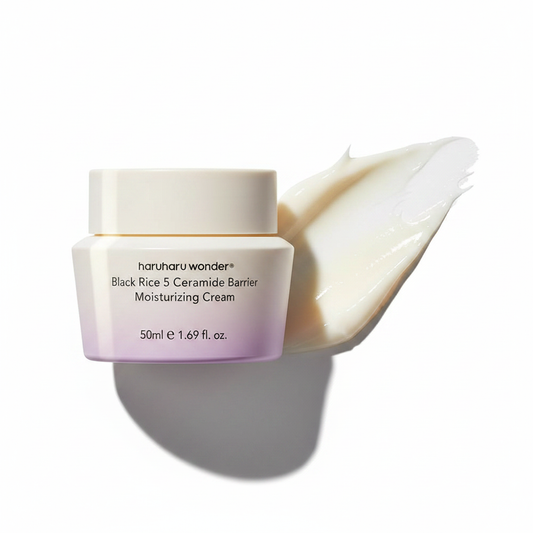 HARUHARU 원더 블랙 라이스 5 세라마이드 장벽 보습 크림, 1.69 fl.oz