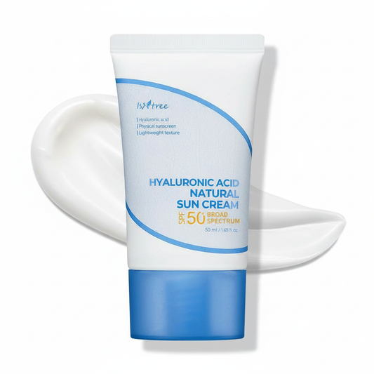ISNTREE Hyaluronic Acid Natural Suncrean 50ml, 1.69 fl oz | SPF 50