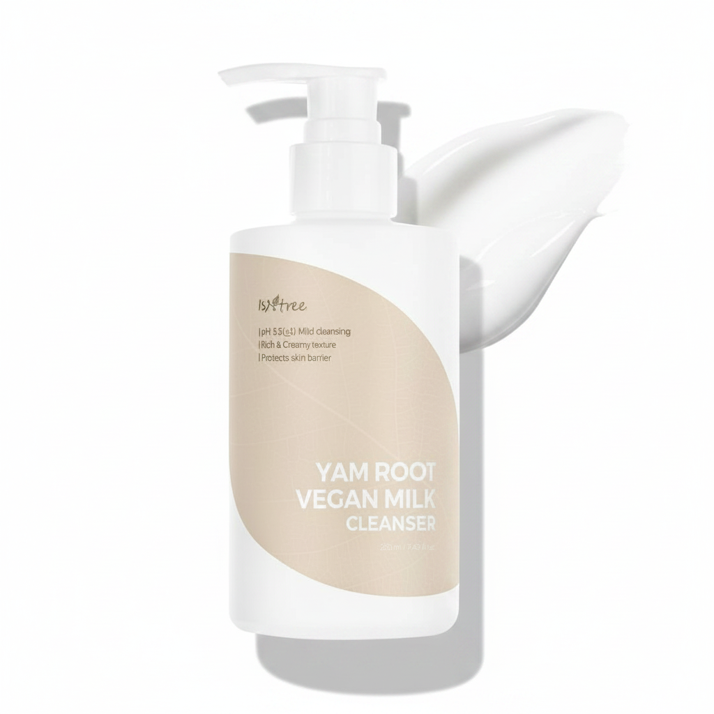 IsNtree Yam Root Vegan Milk Cleanser 220ml, 7.43 fl.oz