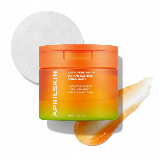 APRILSKIN Carrotene IPMP 인스턴트 진정 세럼 토너 패드 80개