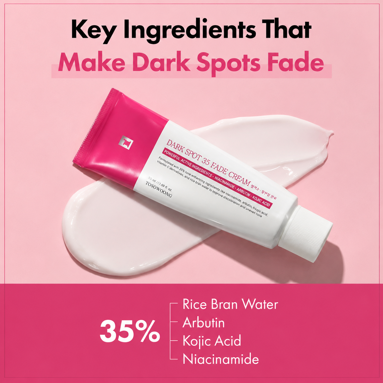 TOSOWOONG Dark Spot 35 Fade Cream, 50ml / 1.69 fl. oz.
