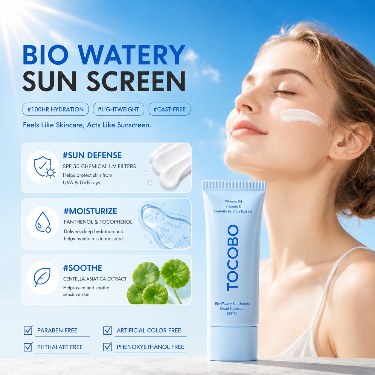 Tocobo Bio Watery Sunscreen SPF 50